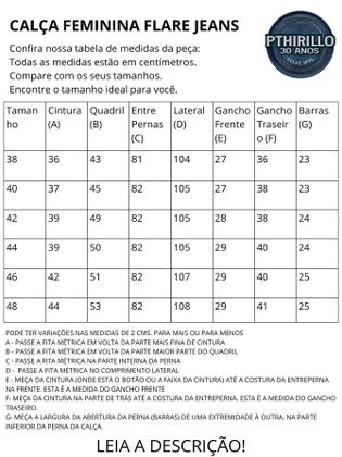 Imagem de Calça Feminina Flare Jeans preto com Faixa de Strass na Lateral Glam Brilho Premium Tamanho:42
