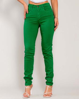 Calça Feminina Intermediaria Basica 22185 Verde - Consciência Imagem de Calça Feminina Intermediaria Basica 22185 Verde