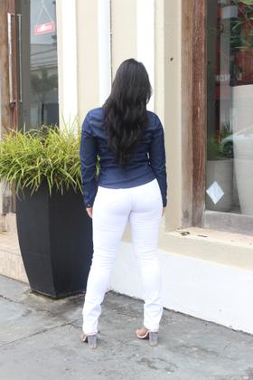 Imagem de Calça feminina jeans branca