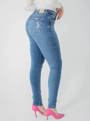 Imagem de Calça Feminina Jeans Cigarrete Juliana Super Confort