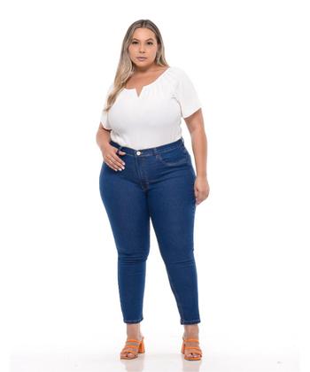 Imagem de Calça Feminina Jeans Lycra Cigarrete Básica L3/5