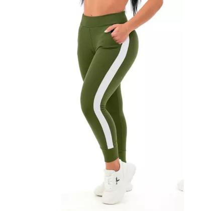 Imagem de Calça Feminina Jogger Com Listras Nas Laterais
