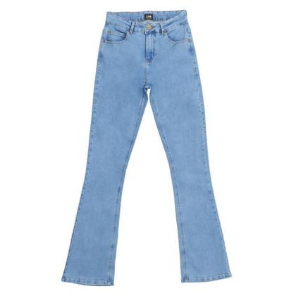 Imagem de Calça Feminina Lee Jeans Azul Claro Com Elastano Boot Cut Flare - Ref.3427L