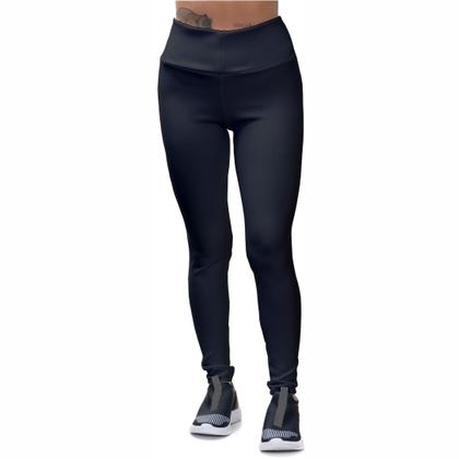Imagem de Calça Feminina Legging Blusa Cavada Pilates Dry Proteção UV50 Tecido Leve Levanta