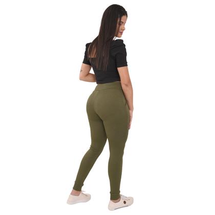 Imagem de Calça Feminina Malha Crepe Estilo Jogger
