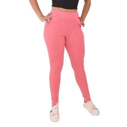 Imagem de Calça Feminina Malha Crepe Estilo Jogger