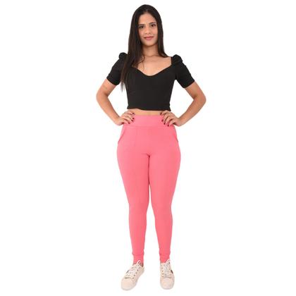 Imagem de Calça Feminina Malha Crepe Estilo Jogger