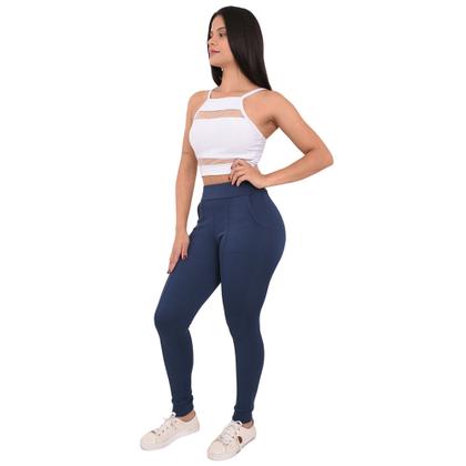 Imagem de Calça Feminina Malha Crepe Estilo Jogger