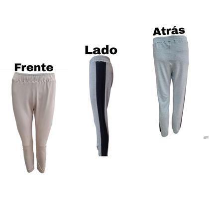 Imagem de Calça Feminina Molecotton com Listra Lateral