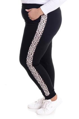 Imagem de Calça Feminina Moletom c/ Detalhe em Onça