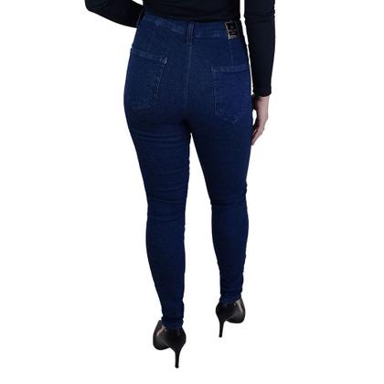 Imagem de Calça Feminina Ouzzare Jeans Skinny Premium Azul - ZZ806