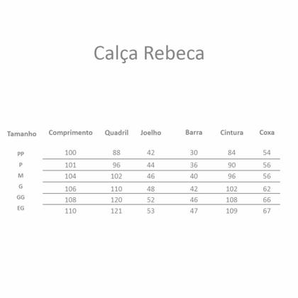 Imagem de Calça Feminina Oxford Rebeca com elástico Azul Claro