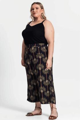 Imagem de Calça Feminina Pantacourt Plus Size Secret Glam - Conforto e Estilo