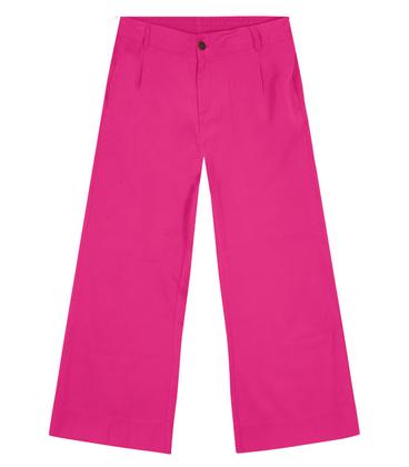 Imagem de Calça Feminina Pantalona Em Sarja Endless Rosa