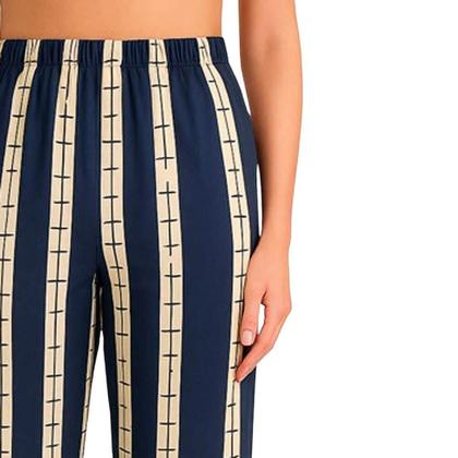 Imagem de Calça feminina pijama listrada viscose sepie 2002