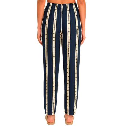 Imagem de Calça feminina pijama listrada viscose sepie 2002