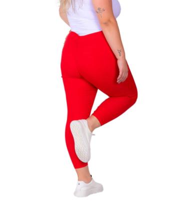 Imagem de Calça Feminina Plus Size Capri Vermelho Razon Jeans