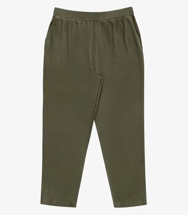 Imagem de Calça Feminina Plus Size Em Molecotton Secret Glam Verde