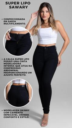 Imagem de Calça Feminina Sawary Jeans Super Lipo