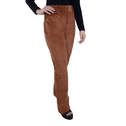 Imagem de Calça Feminina Seiki Veludo Cotelê Marrom - 251141