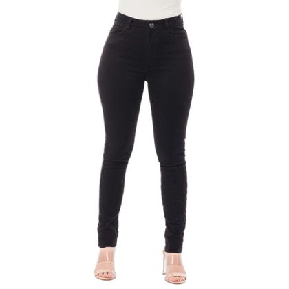 Imagem de Calça Feminina Skinny Jeans Sarja Com Elastano Ajusta Ao Corpo Costura Reforçada Estilo E Conforto