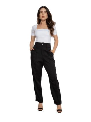 Imagem de Calça Feminina social de alfaitaria com bolso cl-0028