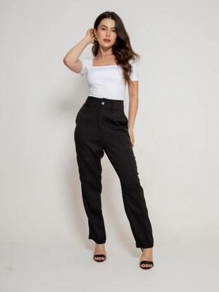 Imagem de Calça Feminina social de alfaitaria com bolso cl-0028