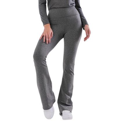 Imagem de Calça Flare Feminina Alta Preta Social Modeladora Suplex