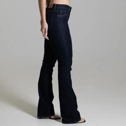 Imagem de Calça Flare Jeans Feminina Boot Cut Sawary Lycra Confortável Original