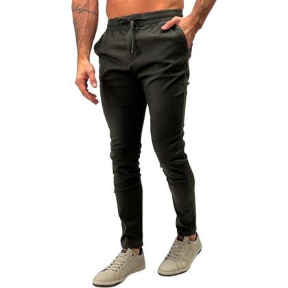 Imagem de Calça Hering Sarja Skinny com Elástico Masculina