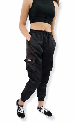 Imagem de Calça Infantil Corta Vento Hunter Jogger Cargo 10/12/14/16