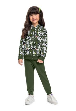 Imagem de Calça Infantil Unissex em Moletom Sem Felpa Bee Loop