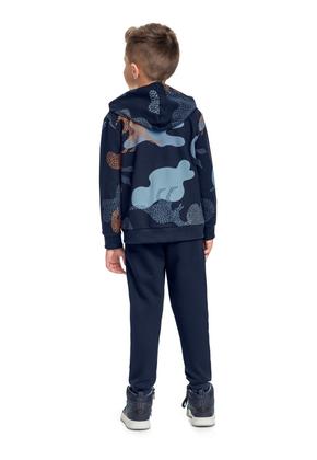 Imagem de Calça Infantil Unissex em Moletom Sem Felpa Bee Loop