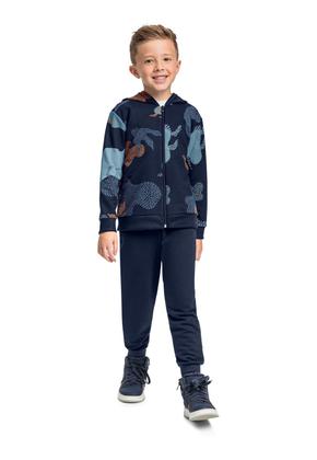 Imagem de Calça Infantil Unissex em Moletom Sem Felpa Bee Loop