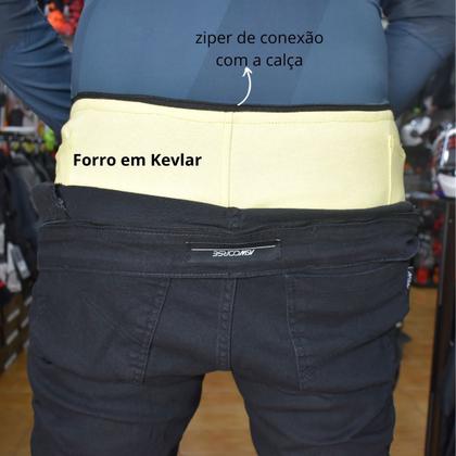 Imagem de Calça Jeans Asw Corse Com Forro Azul Estonada