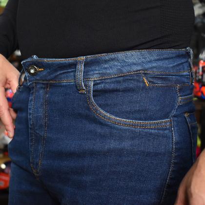 Imagem de Calça Jeans Asw Corse Com Forro Azul Estonada