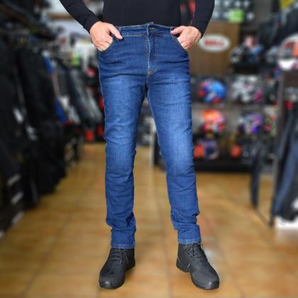 Imagem de Calça Jeans Asw Corse Com Forro Azul Estonada