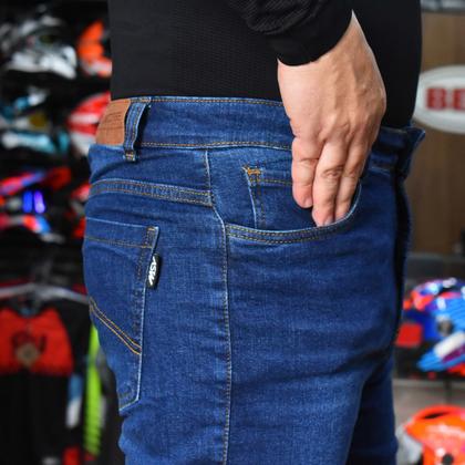 Imagem de Calça Jeans Asw Corse Com Forro Azul Estonada