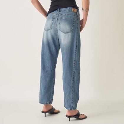 Imagem de Calça Jeans Barrel com Recortes