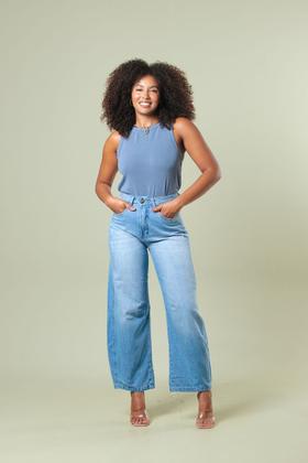 Imagem de Calca Jeans Barrel Feminina Bivik Jeans