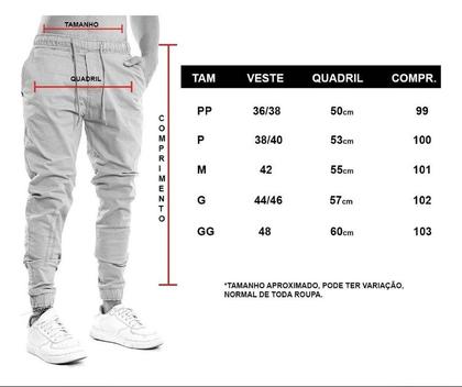 Imagem de Calça Jeans Cargo Com Bolso Lateral Masculina Premium