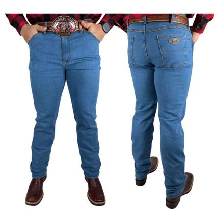 Imagem de Calça Jeans Country Masculina Canivete Os Boiadeiros Amaciada Azul Claro - REF: 902