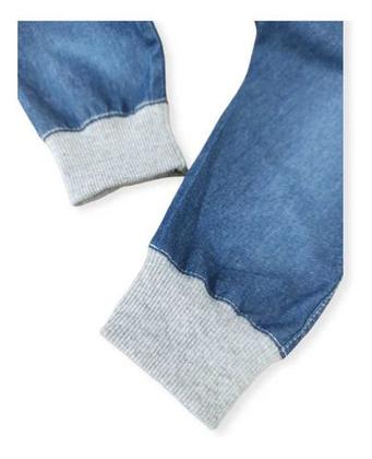 Imagem de Calça Jeans de Bebê e Infantil com Bolsos e Cós regulagem com Cadarço na Cintura