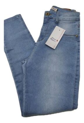 Imagem de Calça Jeans Fem Muito Elastano Moda Alto Verão Cintura Alta