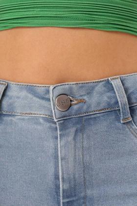 Imagem de Calça Jeans Feminina Cintura Alta Skinny Modela O Corpo