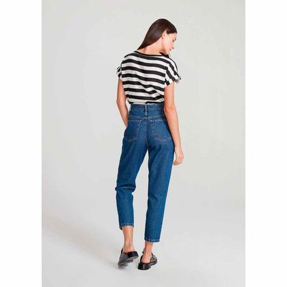 Imagem de Calça Jeans Feminina Cintura Super Alta Mom