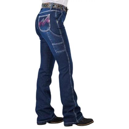 Imagem de Calça Jeans Feminina Docks Carpinteira Bordada