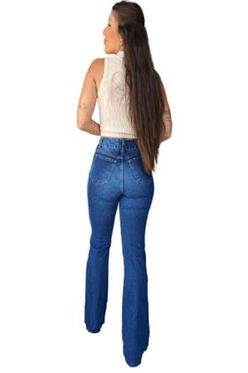 Imagem de Calça Jeans Feminina Flare 