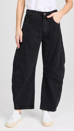 Imagem de Calça Jeans Feminina Free People Mid-Rise Barrel Soundwave 29