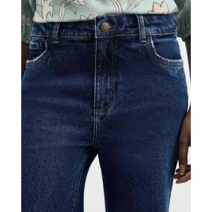 Imagem de Calça Jeans Feminina Hering Pantalona Azul - H9MA1ASN